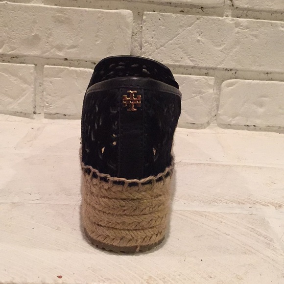 Black Clarisse Pony-Hair Platform Espadrilles - Picture 3 of 6